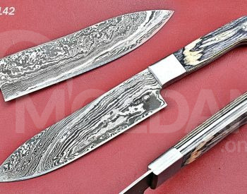 Нож поварской Дамасская сталь (ручная работа) Тбилиси - изображение 1