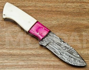 Охотничий нож ручной работы из дамаска Handmade Damascus Hunti Тбилиси - изображение 3