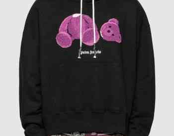 Hoodie PALM ANGELS Black Punk Bear Hoodie for women/men Tbilisi