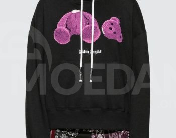 Hoodie PALM ANGELS Black Punk Bear Hoodie for women/men Tbilisi - photo 1