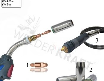 Горелка для сварочного аппарата WELDER KRAFT 300MIG, 5 м Тбилиси - изображение 3