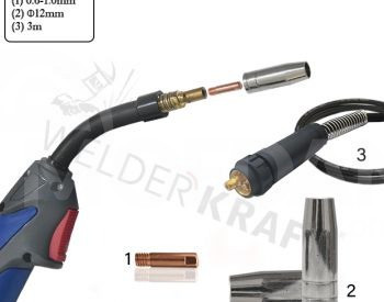 Welding machine torch WELDER KRAFT 200MIG, 3m Tbilisi - photo 2