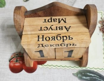 Календарь ручной деревянный თბილისი - photo 4