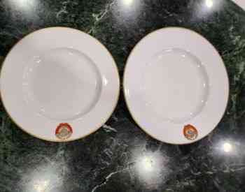 Две тарелеки с Гербом СССР Тбилиси