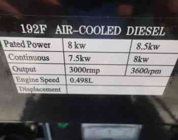 Generator 8 sq.m. Tbilisi