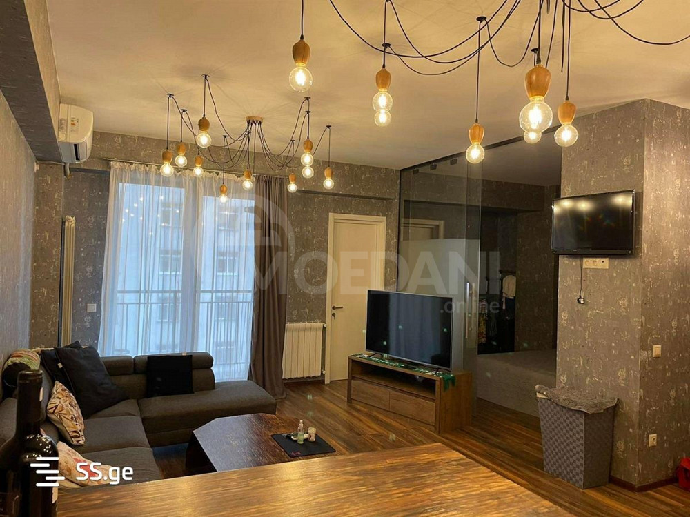 ქირავდება 2 ოთახიანი ბინა 50მ² 6/22 სართ თბილისი - photo 1