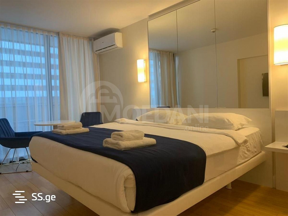 ქირავდება 1 ოთახიანი ბინა 30მ² 30/50 სართ თბილისი - photo 1