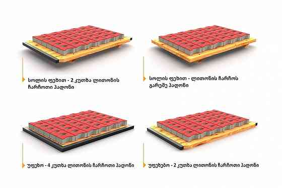 Блочная машинная площадка и поддон Тбилиси