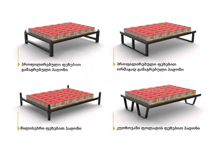 ბლოკის დანადგარის პადონი და პალეტი თბილისი - photo 2