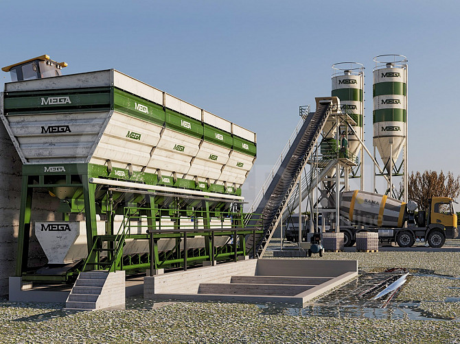 MEGA concrete plant 30 m3 - PLANET type concrete mixer - free delivery Batumi - photo 1