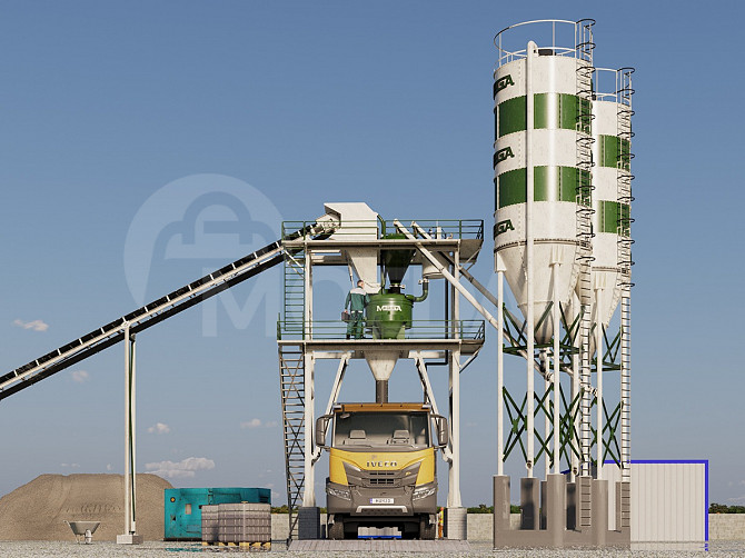 MEGA concrete plant 30 m3 - PLANET type concrete mixer - free delivery Batumi - photo 3