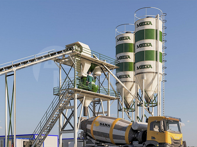 MEGA concrete plant 30 m3 - PLANET type concrete mixer - free delivery Batumi - photo 2
