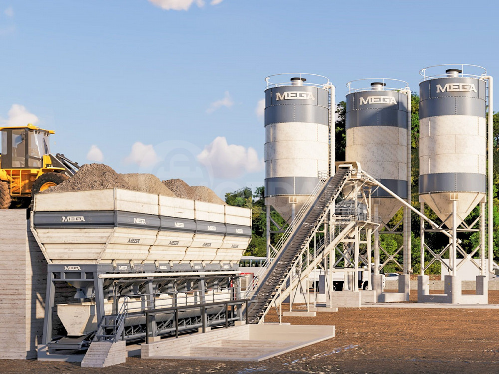 Concrete plant with an Italian mixer with a capacity of 180 m3 per hour Tbilisi - photo 1