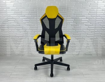 Геймерское кресло, модель f902, желтый Тбилиси - изображение 2