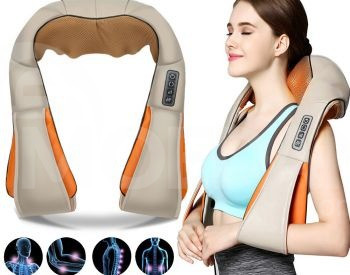 ზურგის და კისრის მასაჟორი უფასო massager of neck kneading მ თბილისი - photo 3