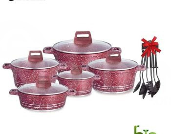 Комплект биогранитного котла Bosch 12PCS Красный Тбилиси - изображение 1