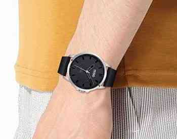 ✅HUGO #First Men's Quartz Stainless Steel and Leather Strap Tbilisi