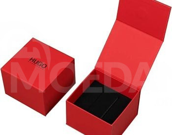 ✅HUGO #First Men's Quartz Stainless Steel and Leather Strap Tbilisi - photo 6