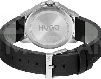 ✅HUGO #First Men's Quartz Stainless Steel and Leather Strap Tbilisi - photo 3
