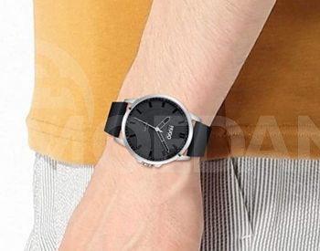 ✅HUGO #First Men's Quartz Stainless Steel and Leather Strap Tbilisi - photo 4