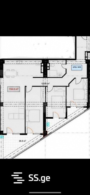 Продам 4-комн. квартиру 155м² 19/28 эт. Тбилиси - изображение 2