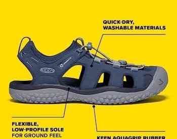 New! KEEN Men's SOLR High Performance Sport Closed Toe Wat Tbilisi