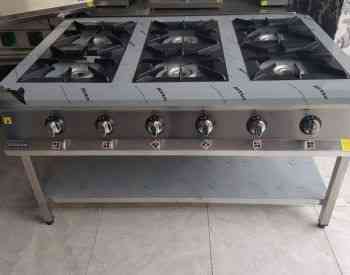 Four and six-burner stoves are restaurant units. Tbilisi