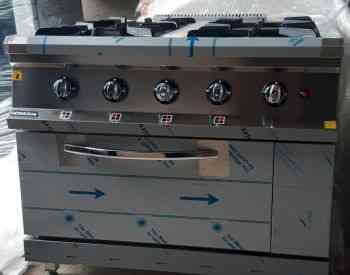 Four and six-burner stoves are restaurant units. Tbilisi