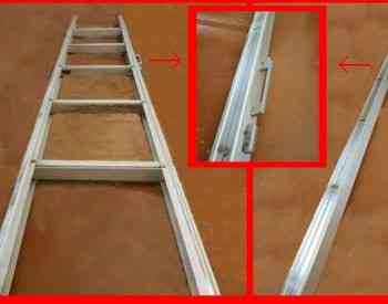 Дюралюминиевая лестница складная алюминиевая складная металлическая лестница Тбилиси