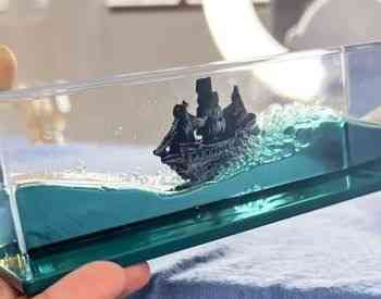 Souvenir mini ship Tbilisi