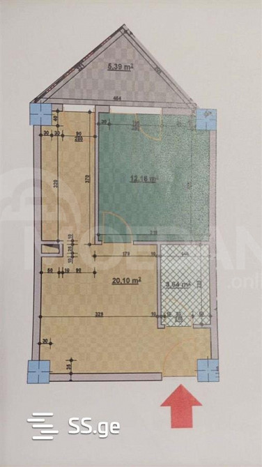 Продам 2-комн. квартиру 41м² 3/12 эт. Тбилиси - изображение 4