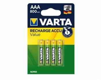 ორიგინალი VARTA Value AAA 800 mAh თბილისი