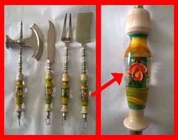 Нож, вилка, лопата, набор ложек Тбилиси