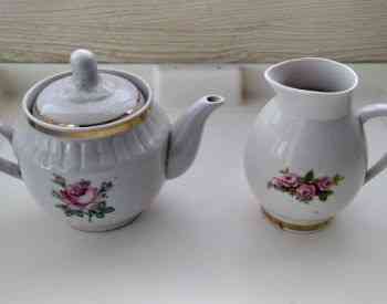 ფინჯან ლამბაქი ჩაიდანი სარძევე თბილისი