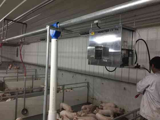 Გაზის გამათბობლები LPG ან ბუნებრივი აირი 75 კვტ თბილისი