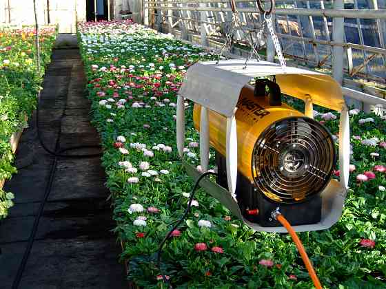 გაზის გამათბობლები 16 kW სითბოს იარაღი პუშკა თბილისი