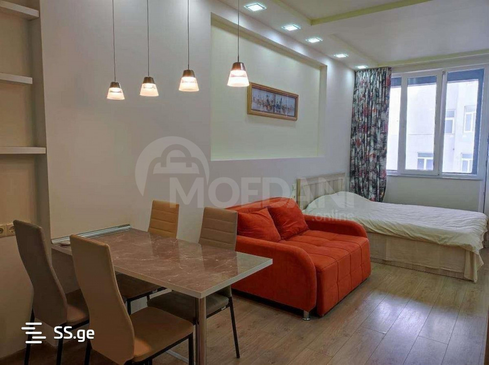 ქირავდება 1 ოთახიანი ბინა 35მ² 19/25 სართ თბილისი - photo 1