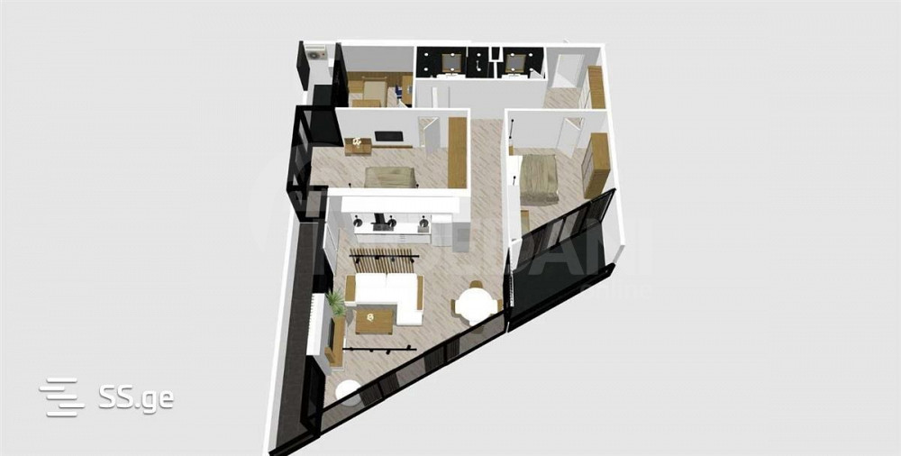 Продам 5-комн. квартиру 116м² 13/37 эт. Тбилиси - изображение 10