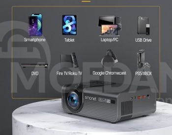 Movie Projector 4K, WIFI, Bluetooth, 9500 Lumens. - For the best Tbilisi - photo 3
