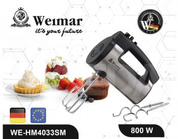 Немецкий мощный ручной миксер Weimar WE‑HM4033SM Тбилиси - изображение 1