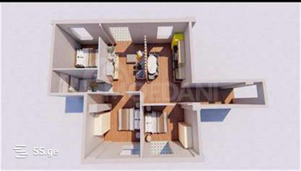 Продам 4-комн. квартиру 92м² 5/9 эт. Тбилиси - изображение 1