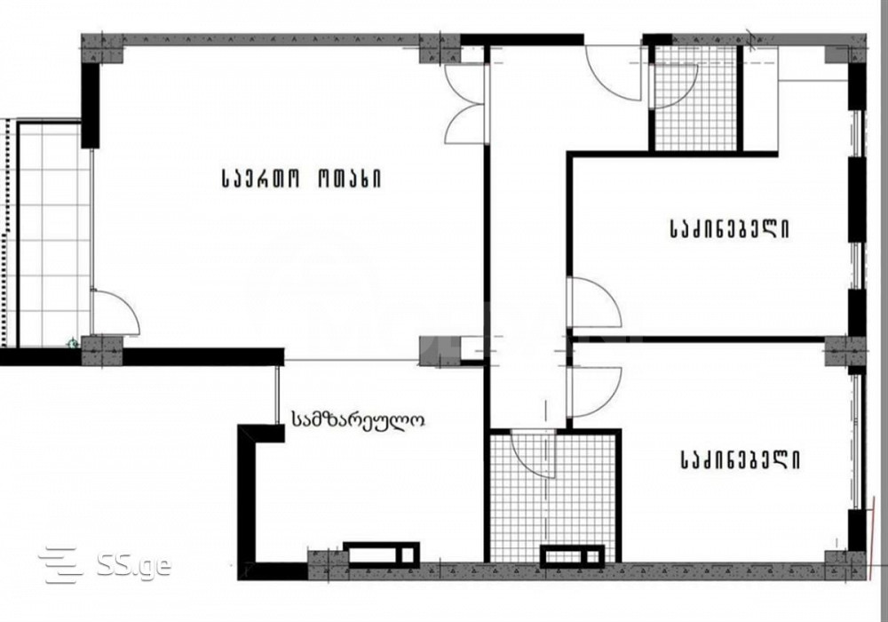 იყიდება 3 ოთახიანი ბინას 109მ² 11/18 სართ თბილისი - photo 8