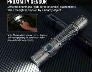 ОЛАЙТ Воин 3S. 2300 Люмен, IPX8 - 300M - Супер фонарик. Тбилиси