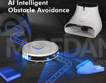 Робот-пылесос neabot Q11 - 4000 Па - ВЛАЖНАЯ / СУХАЯ Чистка - робот Тбилиси - изображение 5