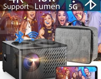 4K Projector WIFI / BLUETOOTH - პროექტორი თბილისი - photo 1