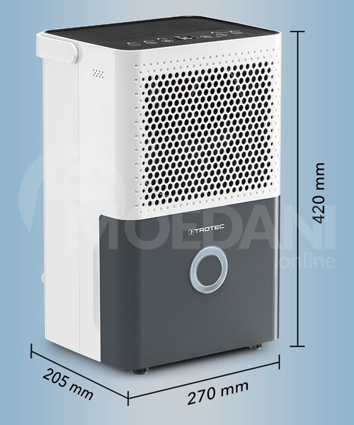 Осушитель площадью 15 м², производительность 14 л/24 часа и сухой вход во влажные помещения. Тбилиси - изображение 1