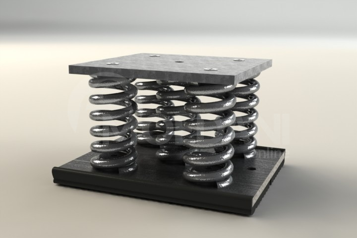 Anti-vibration mount equipped with multiple springs very heavy Tbilisi - photo 1