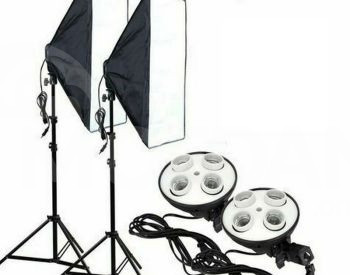 Სტუდიური განათება Softbox+ნათურები თბილისი - photo 1