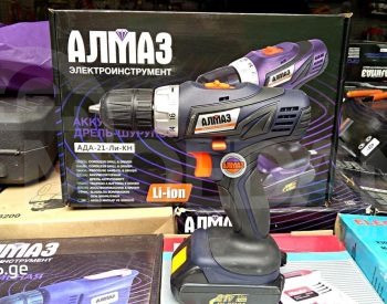 Электрическая отвертка/отвертка Алмаз АДА-21-ЛИ-КН Тбилиси - изображение 1