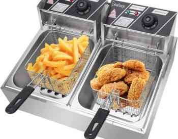 ფრიტურნიცა კარტოფილი ფრის აპარატი Фритюрница თბილისი